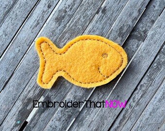 Goldfisch Digitale Feltie Stickdatei