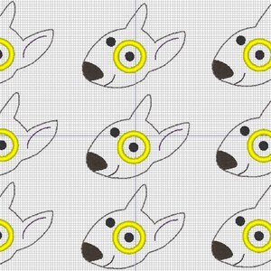 Spotty Dog Feltie Embroidery Design File image 5