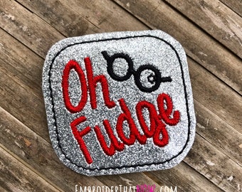 Oh Fudge Christmas Digital Feltie Embroidery Design File