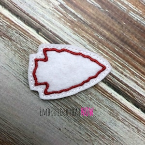 Arrow Head Digital Feltie Embroidery Design File ITH project