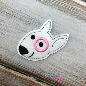 Spotty Dog Feltie Embroidery Design File image 1