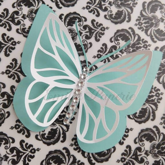 40 Farfalle Decorative Con Clip 12 Cm - 3D Per Matrimoni E Feste