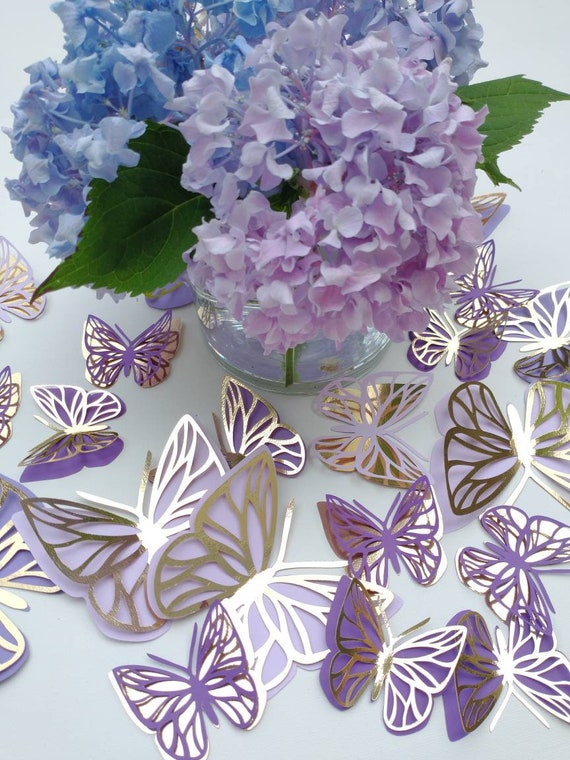 Yerliker 5 Stück Große Schmetterlings-Tischdekorationen – 25,4x17,8 Cm, 3D-Effekt, Aus Holz | Für Party, Hochzeit, Babyshower