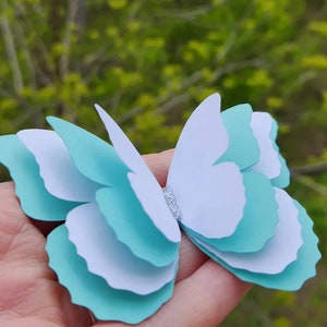 Tiffany mint 3D Vlinders Bruiloft Decoratie/3D Bruids Douche Vlinder/Party Decoratie/Baby/Douches Verjaardagsfeestje