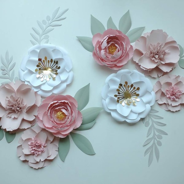 Paper Flower Decor - Etsy