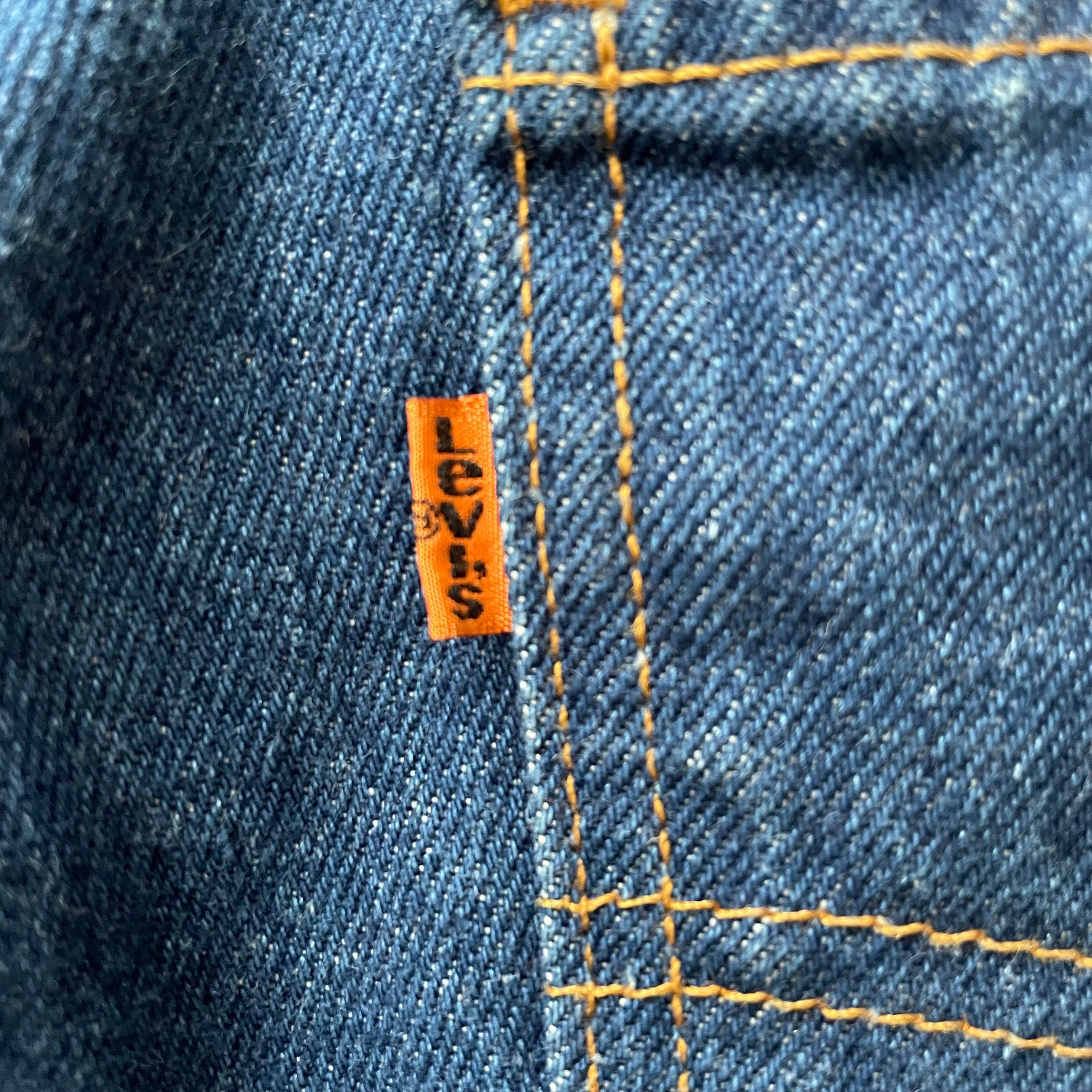 80s Levi’s 20505 0217 オレンジタブ[35×30] 80年代 80s アメリカ製 リーバイス インディゴ フレア ジーンズ