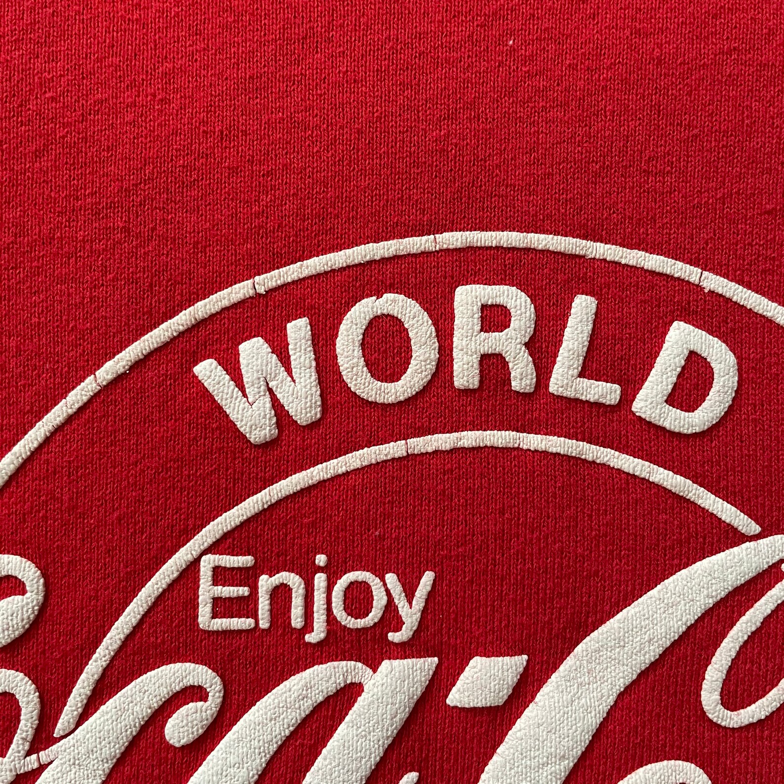 80s Enjoy Coca-Cola Sweatshirt Vintage 1980s Coke Logo Red | Etsy