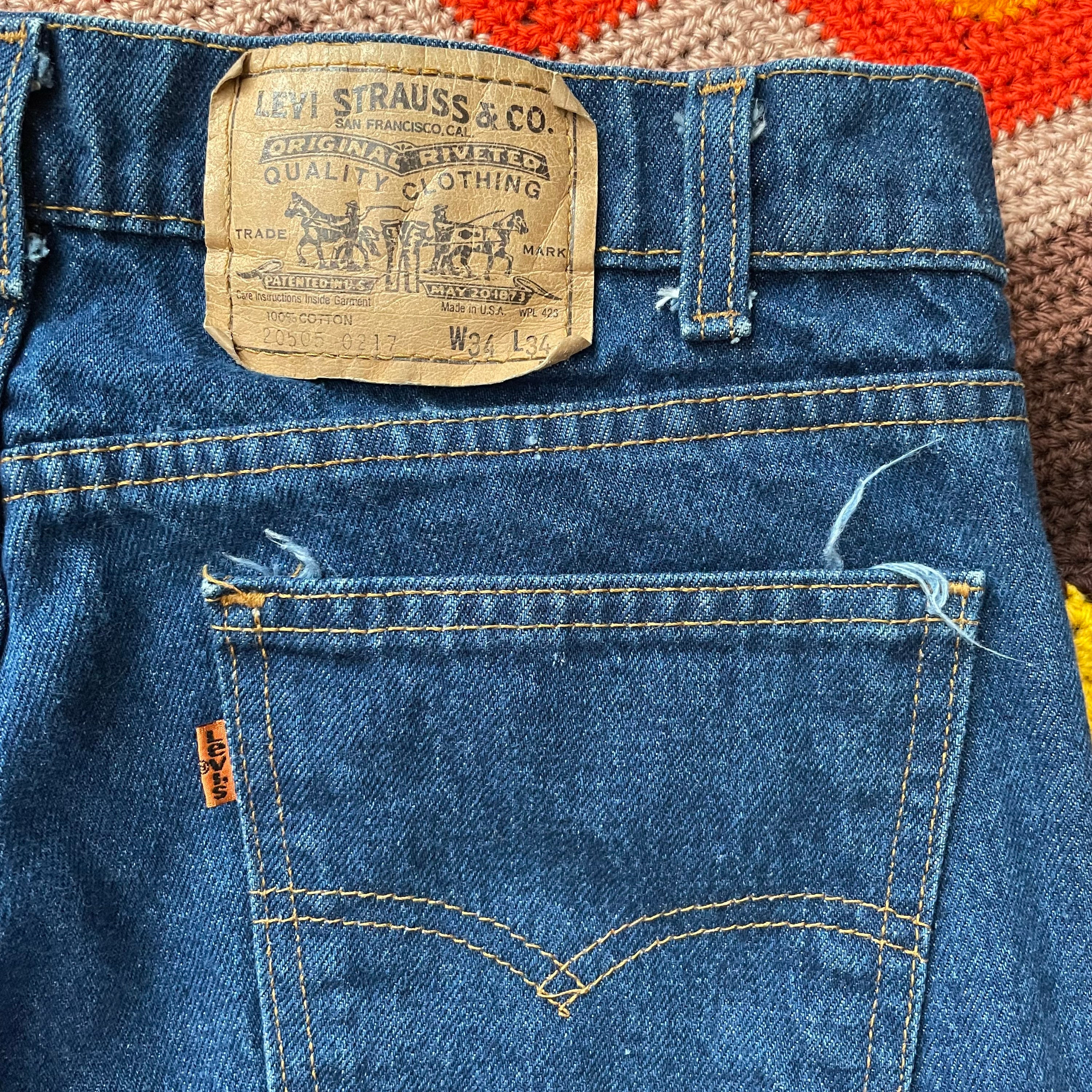 80s Levi's 20505 0217 Denim Jeans - Vintage 1980s Levis