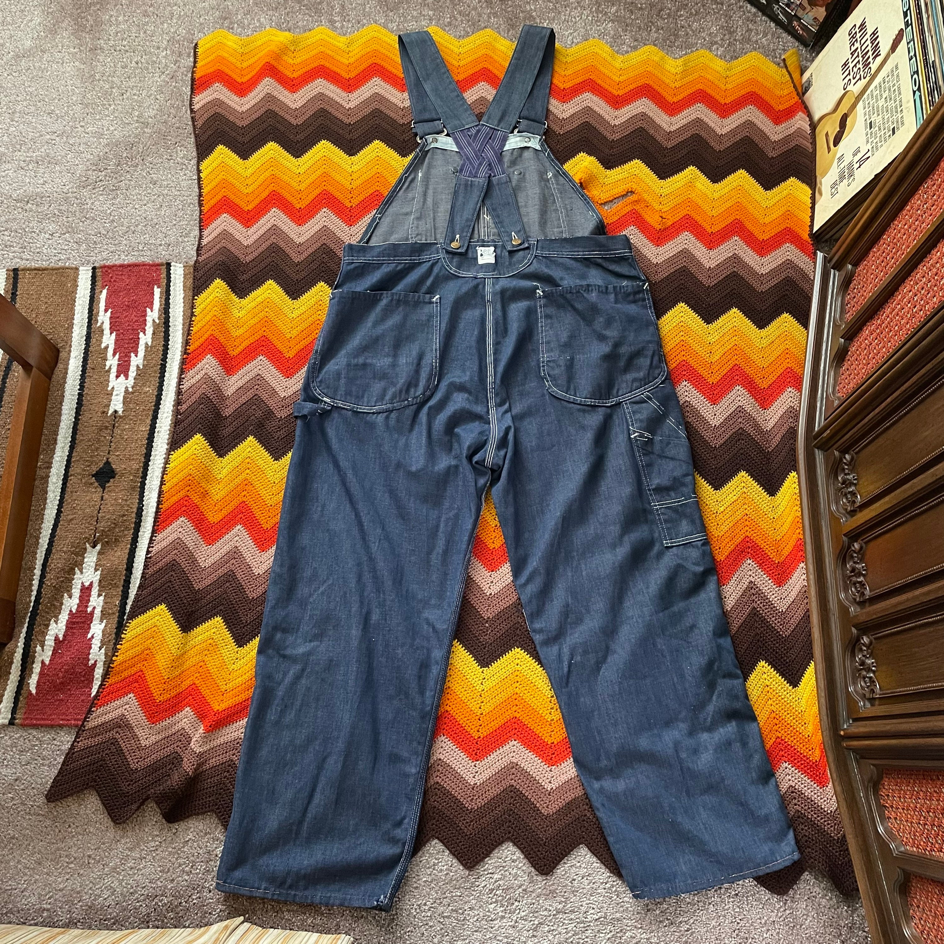 50s Lee Jeans Denim Overalls - Vintage 1950s Utility 50s Lee Jeans Denim Overalls - Vintage 1950s Utility