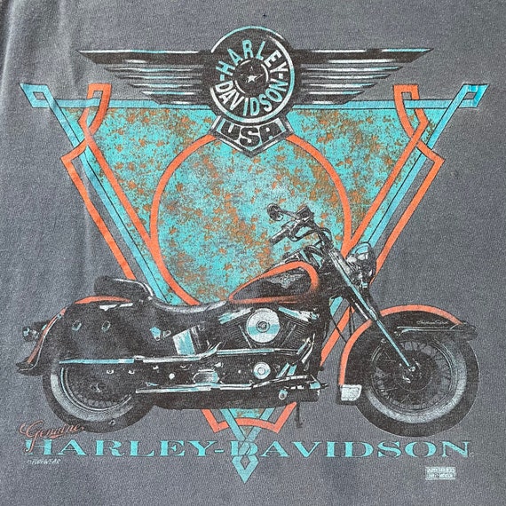 90s Harley Davidson Motorcycles Tank Top - Vintag… - image 3