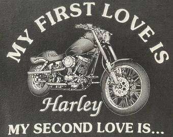 トップス Early 90s Harley-Davidson McCOY'S Vintage 90s Harley Davidson Wolf Western T Shirt Sz L
