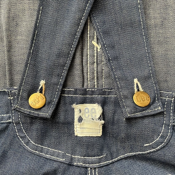 50s Lee Jeans Denim Overalls - Vintage 1950s Utility 50s Lee Jeans Denim Overalls - Vintage 1950s Utility