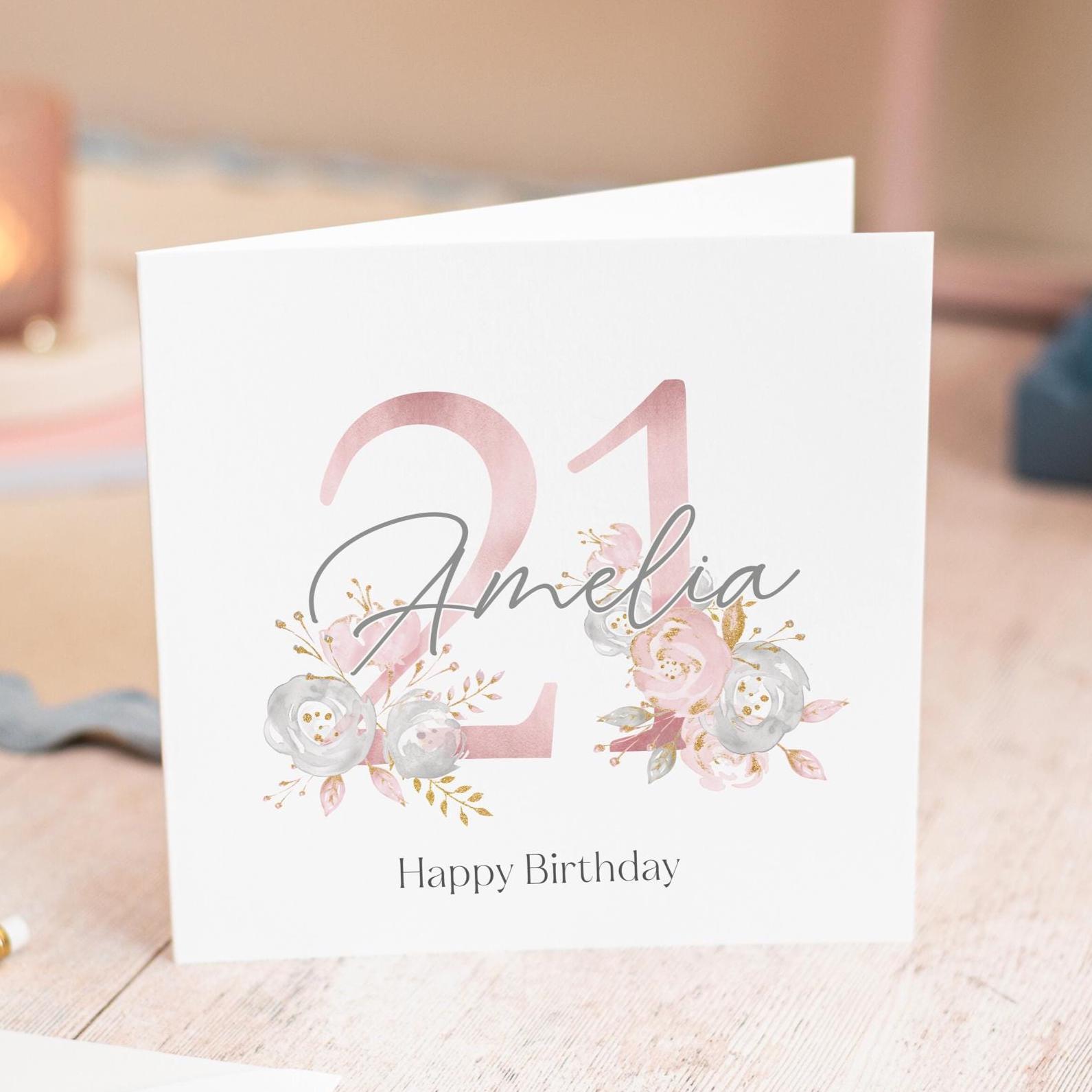 Happy 21st Birthday Granddaughter - Etsy