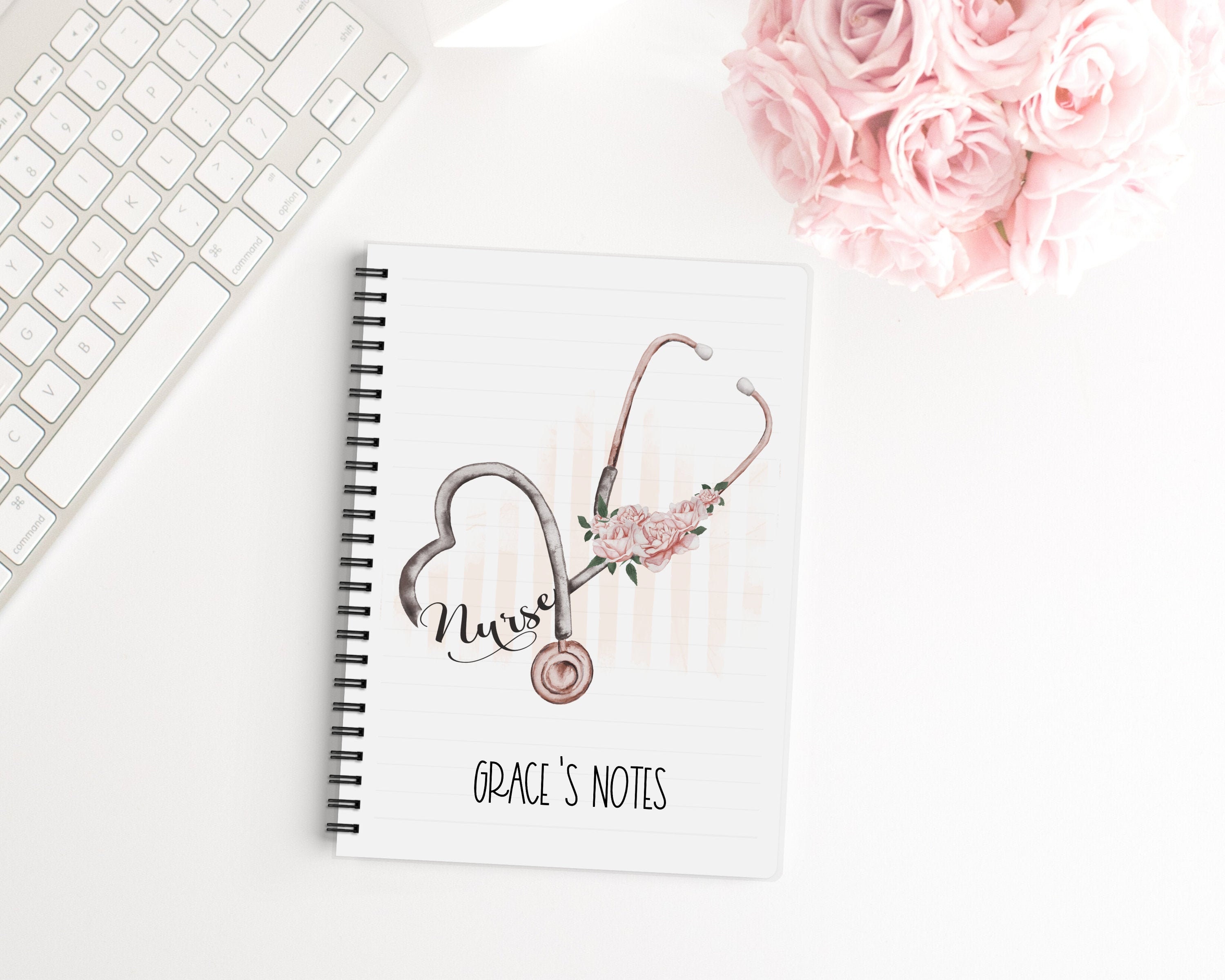 Personalised Nurse Notebook Qualified Nurse Student Nurse Etsy
