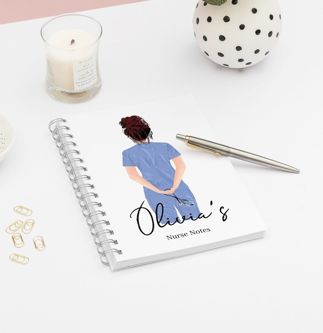 Personalised Nurse Notebook, Qualified Nurse, Student Nurse, Gifts for