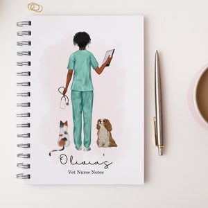 Personalised Vet Nurse Notebook, Vet Nurse Gifts, Student Vet Nurse, Gifts for Graduation, Congratulations Vet Present, Stocking Filler image 4