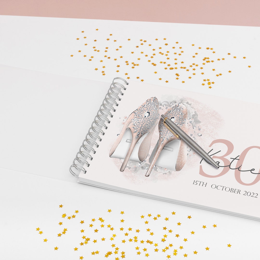 Personalised 30th Birthday Guest Book 30th Birthday Etsy UK