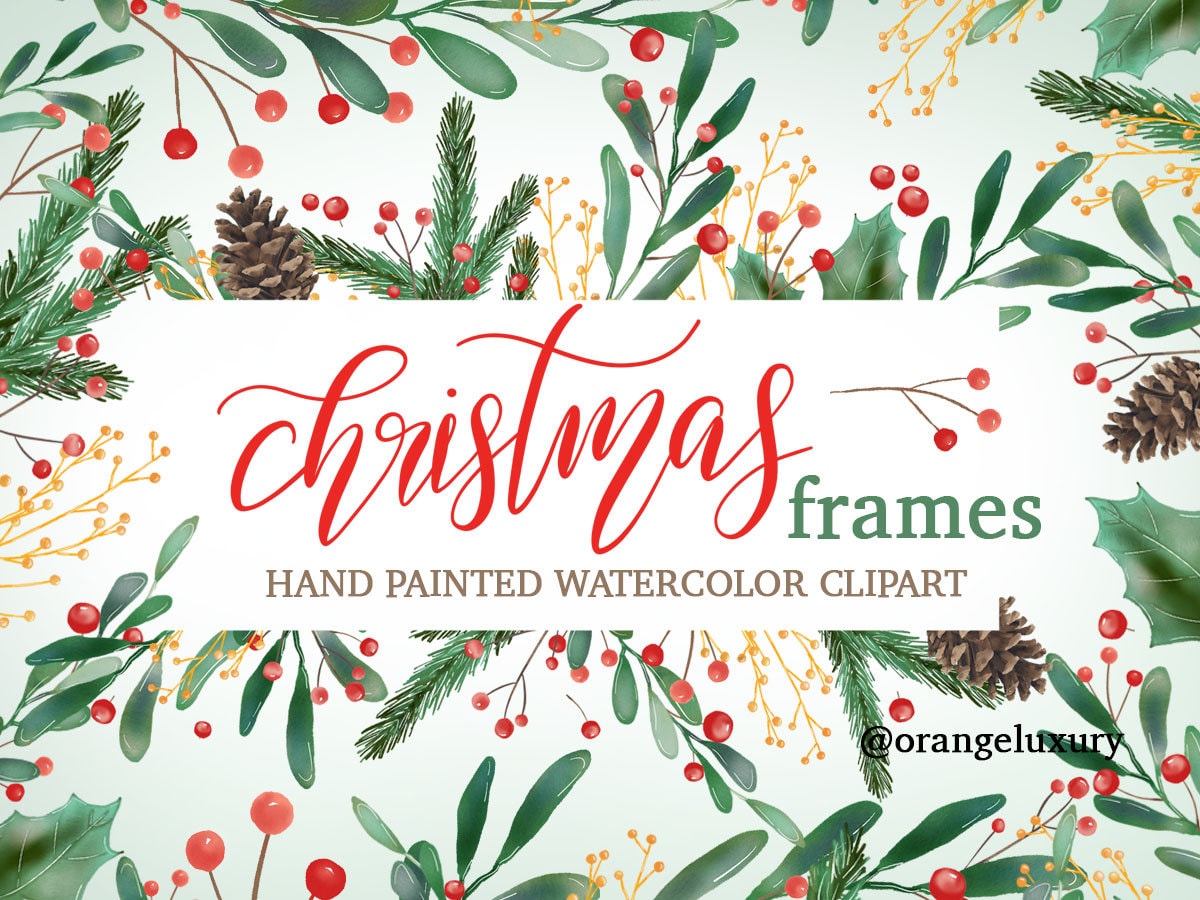 Christmas Frames Png - Etsy