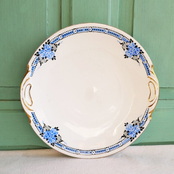 Moulin des Loups French faience dessert plates-