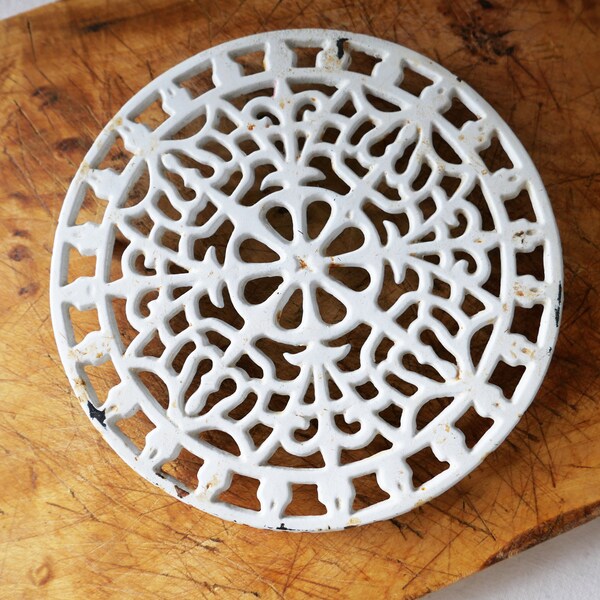 Cast Iron Trivet Vintage Etsy