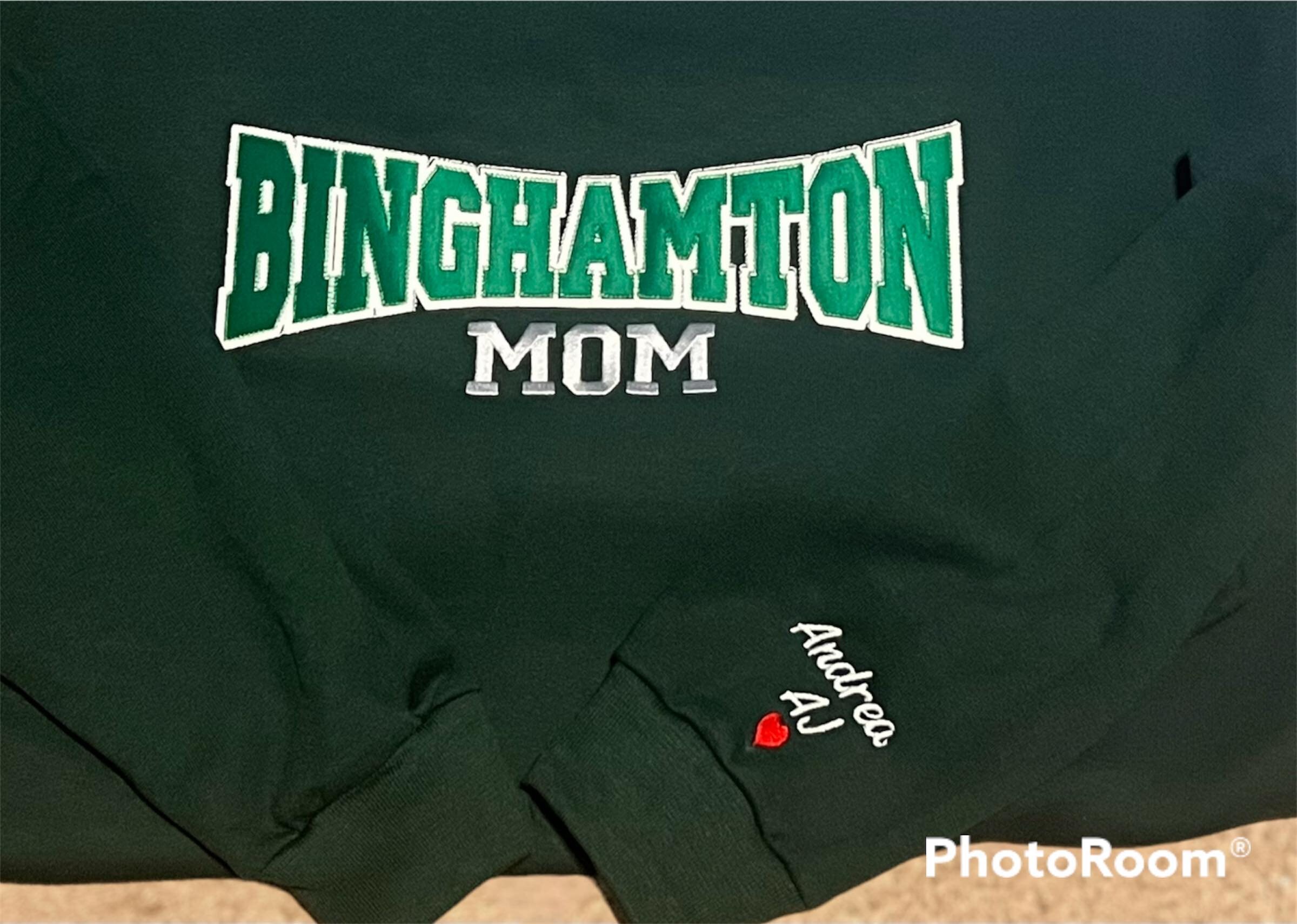 Binghamton University Official Grandpa Unisex Adult Pull-Over Hoodie, Athletic Heather, Small