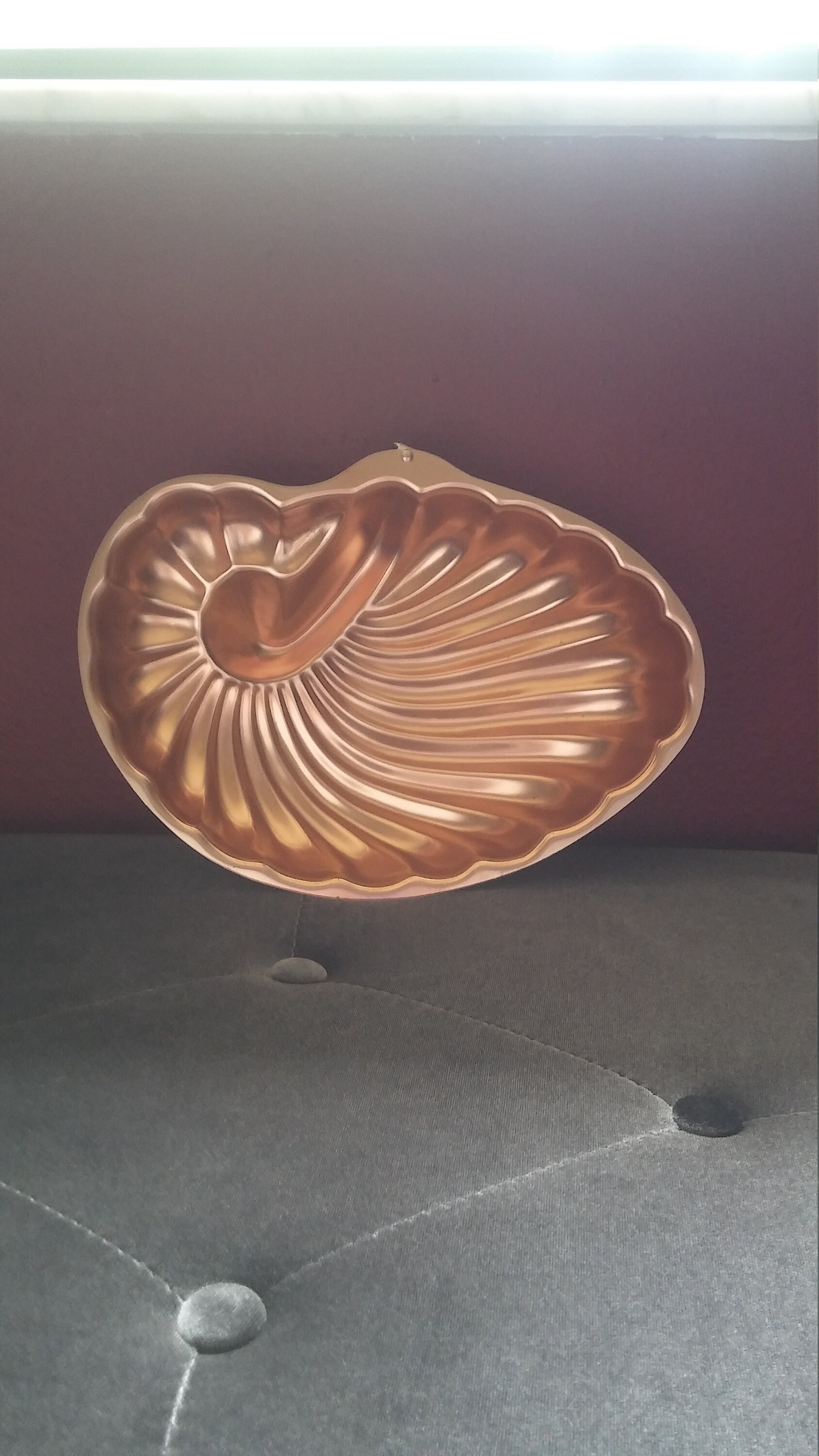 Nice Vintage Copper Seashell Gelatin Mold Shell Seafood Etsy