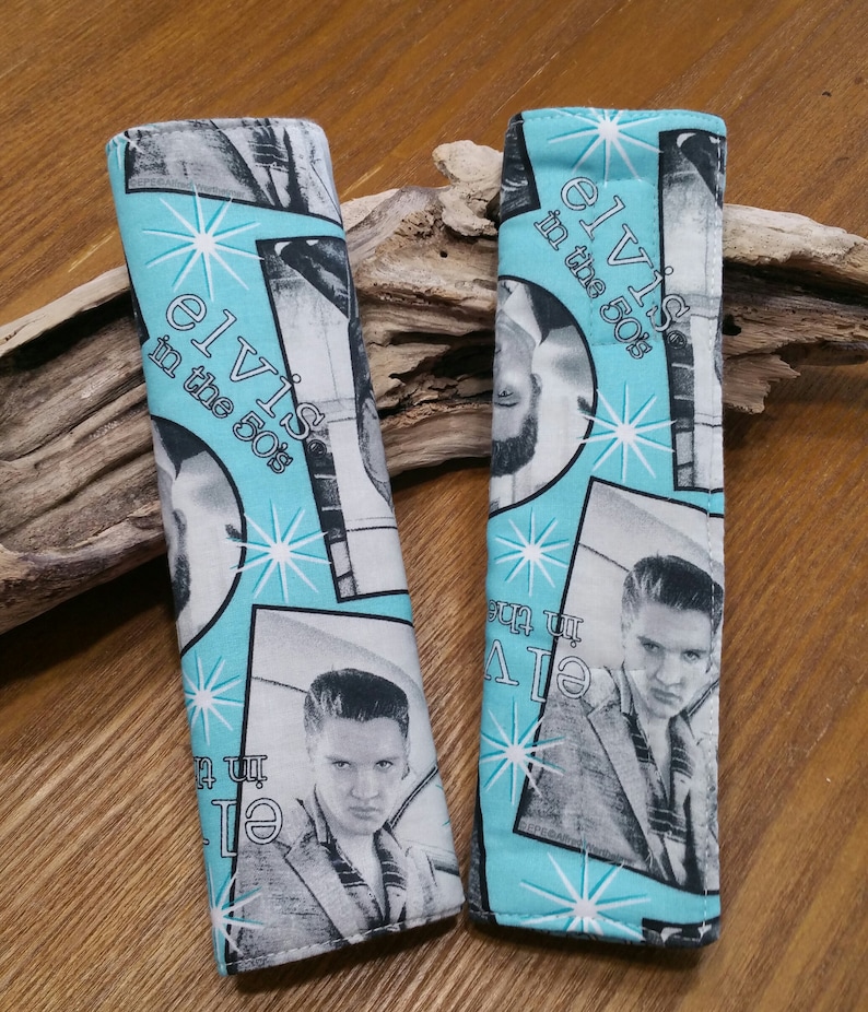 Elvis Seat Belt Covers Classic Car Accessories Dad Gift Idea Hostess Uni
