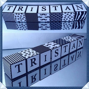 Baby Boy Personalized Wooden Blocks ,Nursery Decoration Blocks ,Baby Shower gift ,Name Blocks .