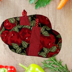 Mini Oven Mitts Set of 2-Mini Pot Holders-Mini Oven Mittens-Kitchen Oven Mitts-Fingertip Oven Mitts-Fingertip Pot Holders -Fruit Oven Mitts