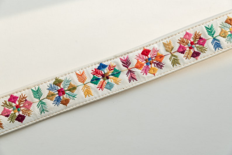 Vintage Boho Hippie Embroidered Belt