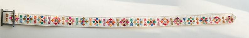 Vintage Boho Hippie Embroidered Belt