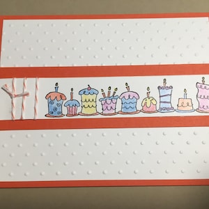 Colorful Cakes Birthday Card image 1