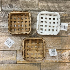 Small Tobacco Baskets for Crafts
