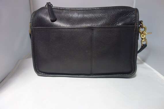 EARLY Original Coach Classic Leatherware Black Co… - image 2