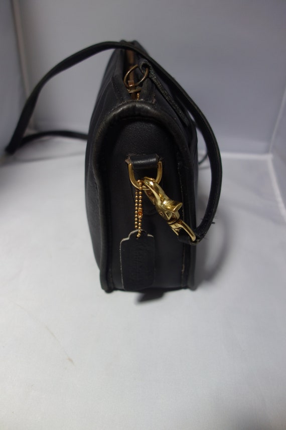 EARLY Original Coach Classic Leatherware Black Co… - image 4