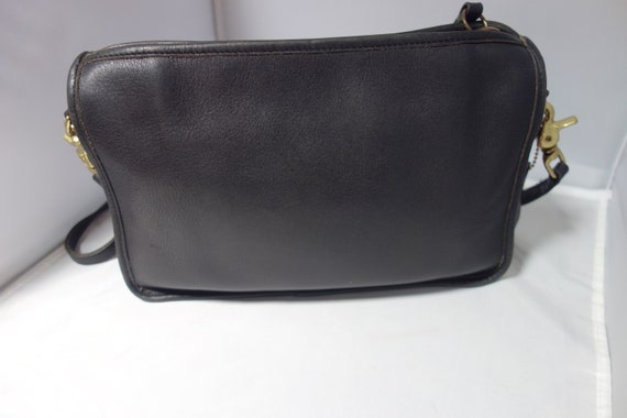 EARLY Original Coach Classic Leatherware Black Co… - image 5