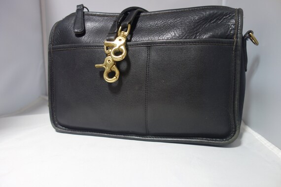 EARLY Original Coach Classic Leatherware Black Co… - image 7