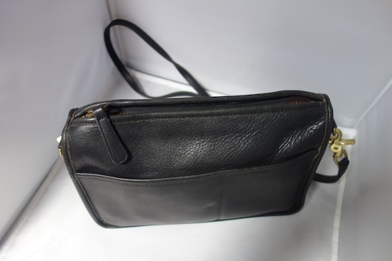EARLY Original Coach Classic Leatherware Black Co… - image 3