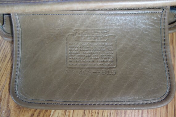 Rare! 1970s COACH Blazer bag NYC putty color clas… - image 8