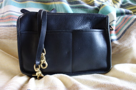 EARLY Original Coach Classic Leatherware Black Co… - image 1