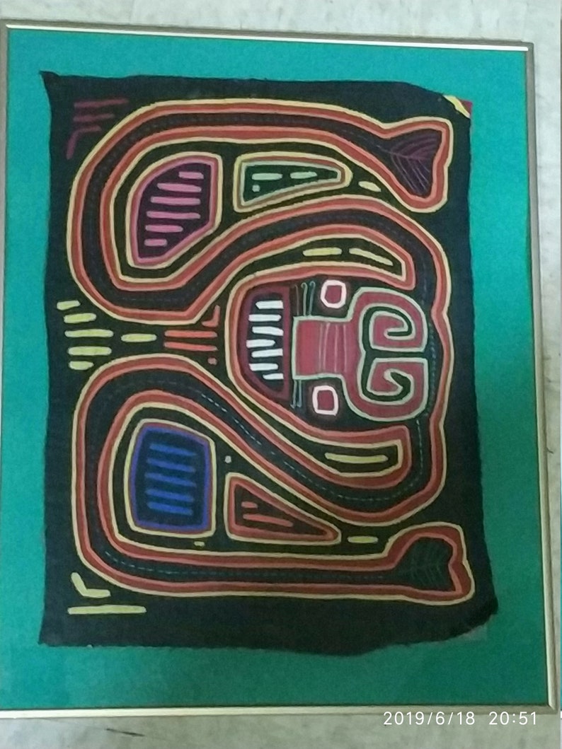 3 Vintage Panama Molas,20x16,collector Pieces Etsy