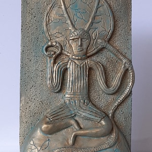 Cernunnos Statue by Artist &quot;Ting Hua Liu&quot;,10&quot;x5.5&quot;,Collector