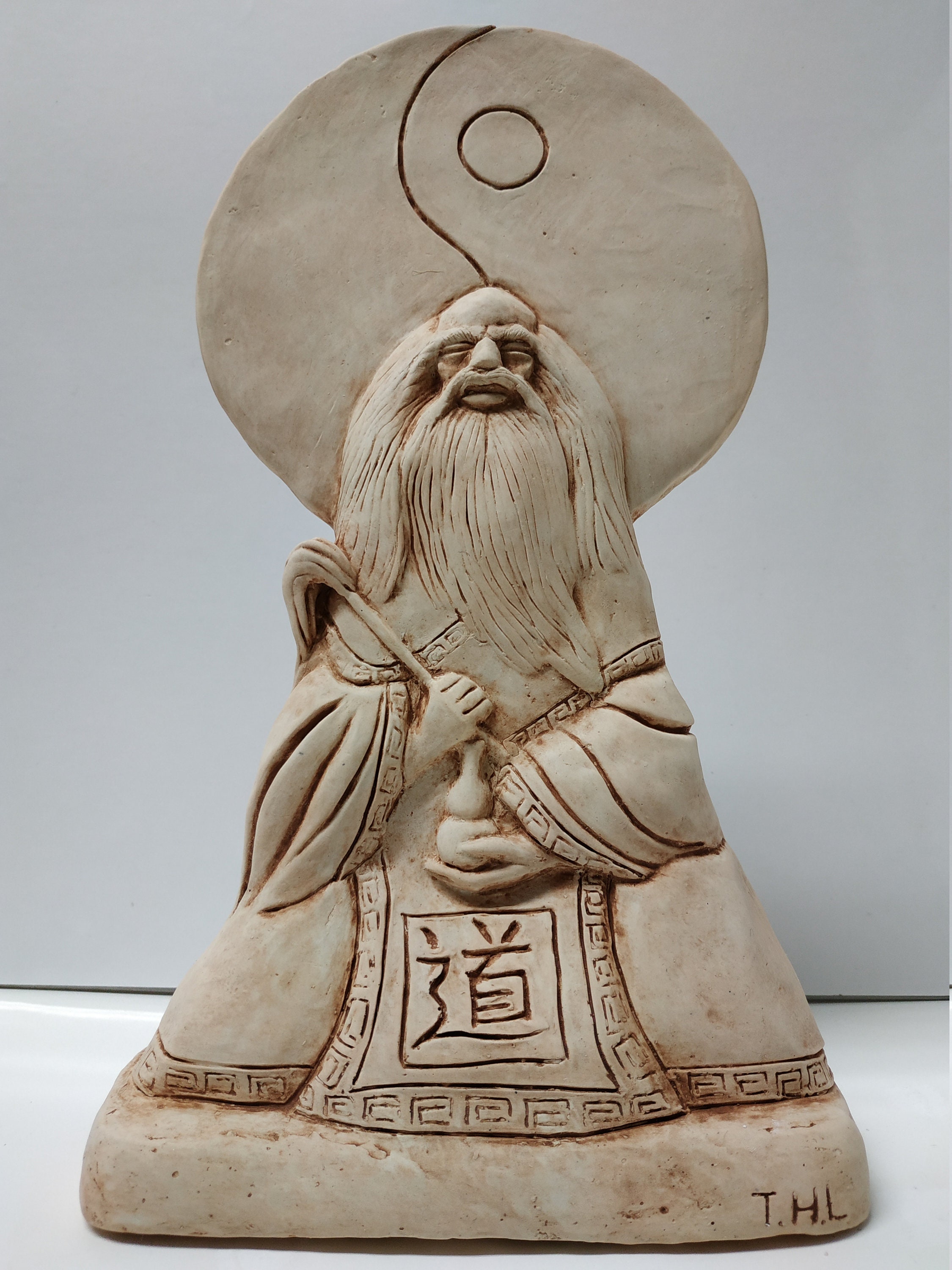 Original Lao Tzu Yin Yang Daoism Statue by Artist Ting - Etsy