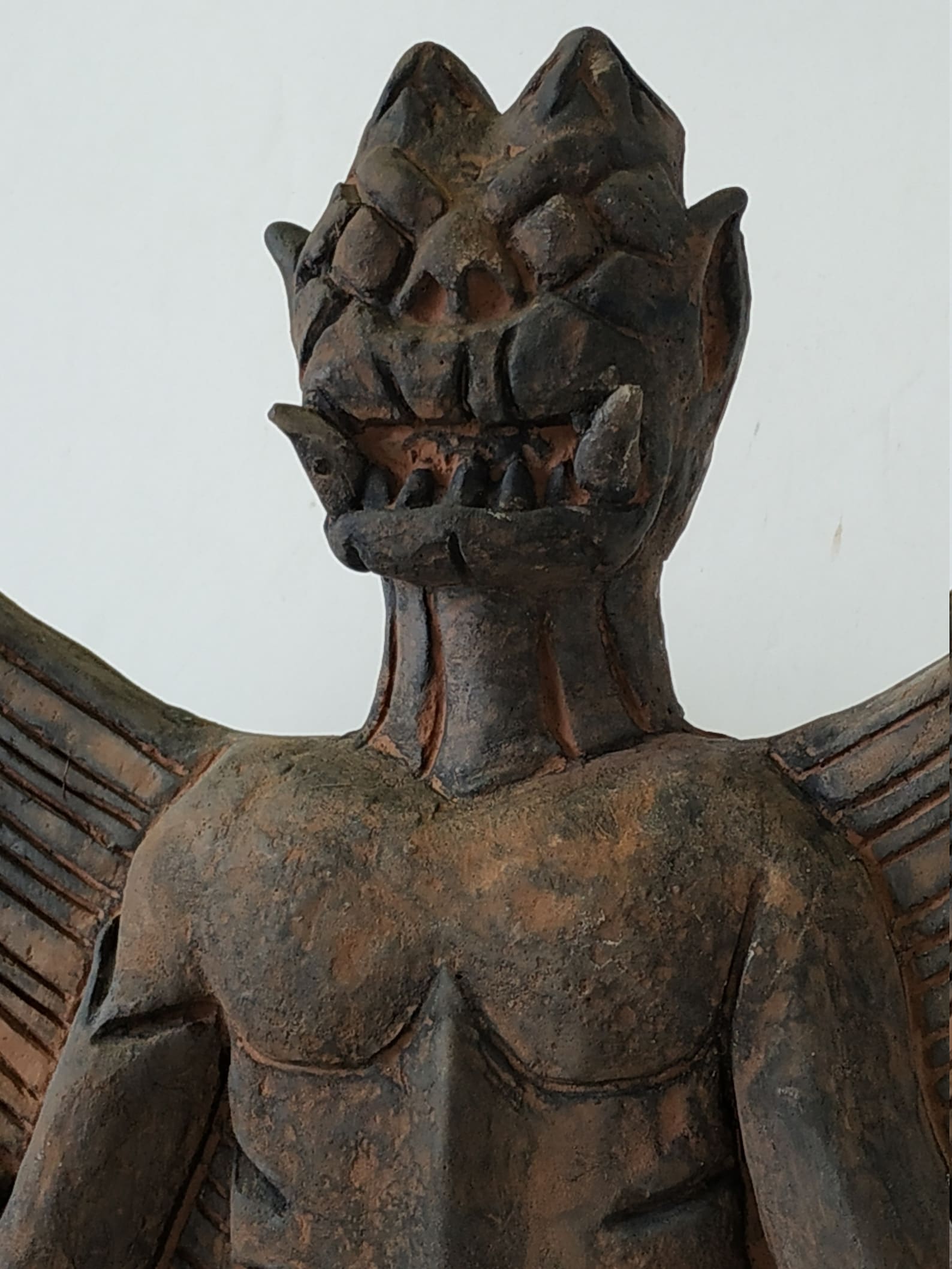 Large Powerful Pazuzu Demon Statue by Artist Ting Hua Liu ,18.5x12x2.25