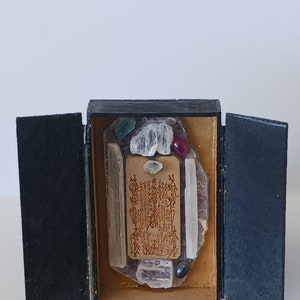 Powerful Spiritual Nichren Shu Gohonzon Mandala, Nam Myoho Renge Kyo,3&quot;x1.75&quot;,Collectors