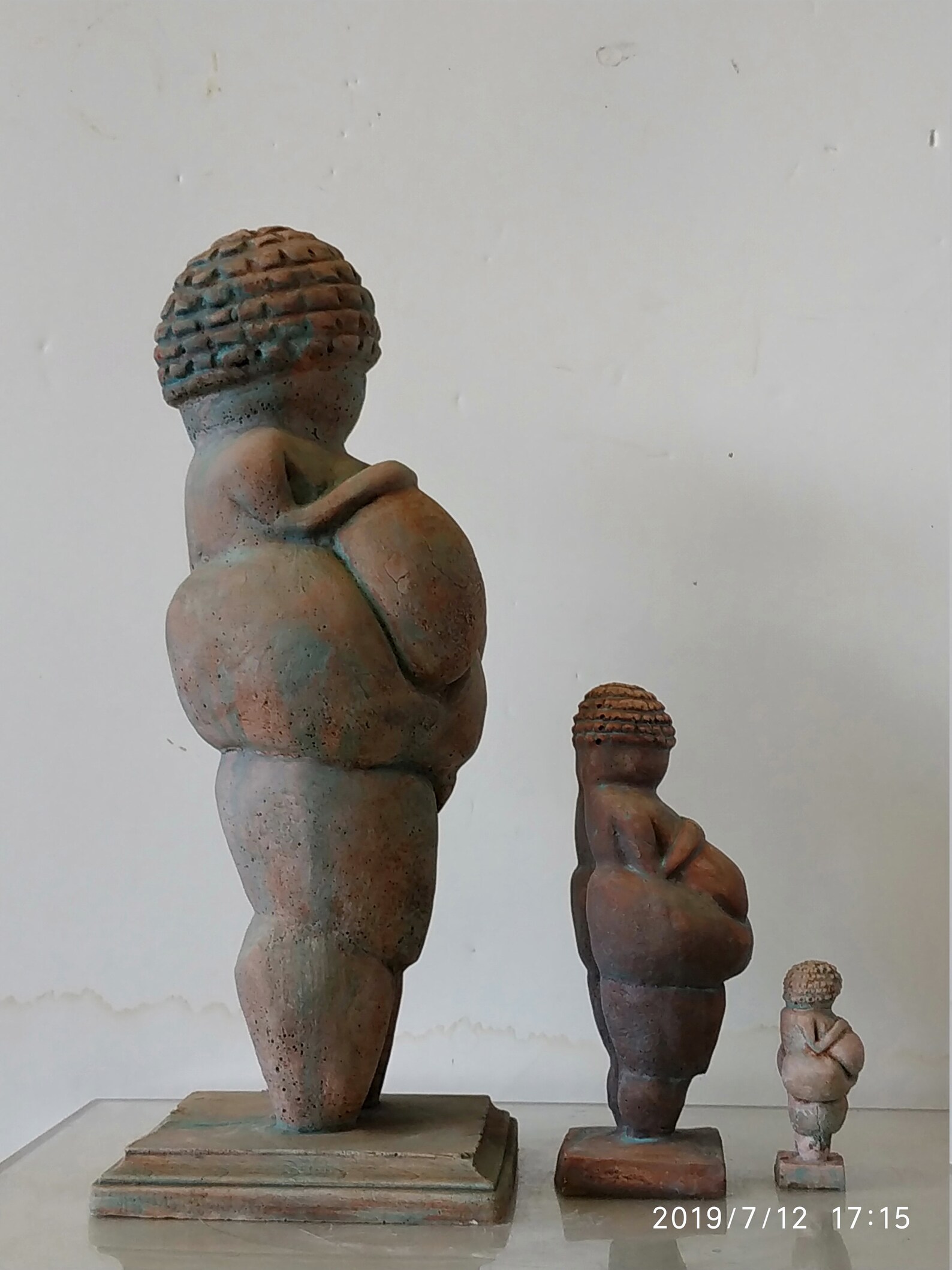 Very Large Venus of Willendorf Statues Set by Artist THL ,13x4.5 Etsy