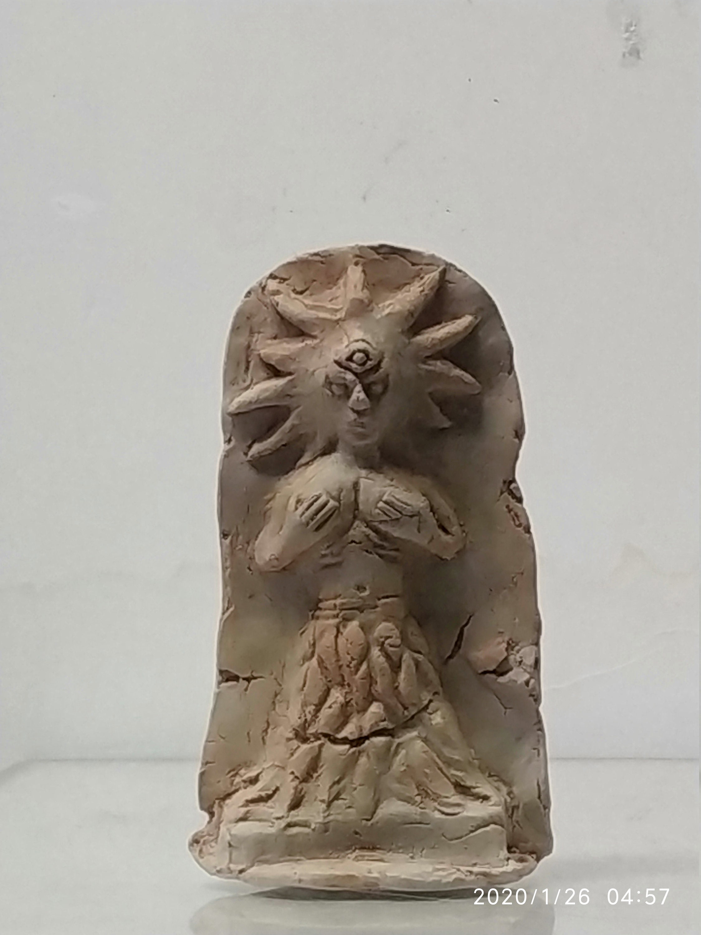 Ancient Sumerian Orion Shapesh Sun Goddess With All Seeing Eye by