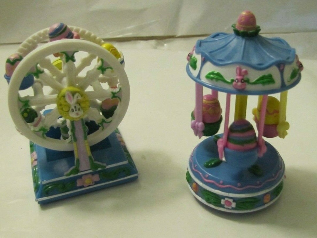 Rare Lot of 2 Trendmasters Amusement Park Rides Plastic Windup Novelty Toys,collectables Etsy