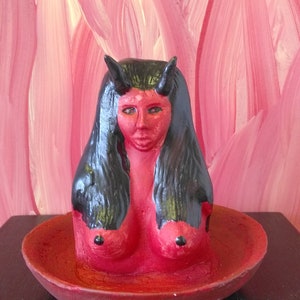 Pomba Gira Devil Girl Fetish,Santeria The Religion,4&quot;x4&quot;