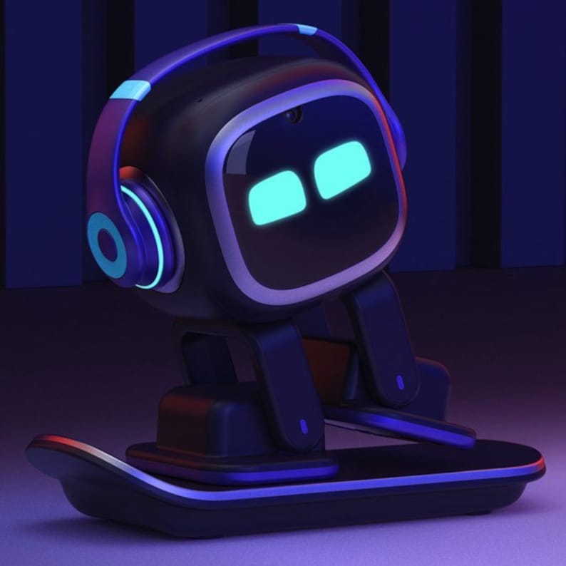 NEW EMO AI Desktop Friend Robot With Personality and Affection Etsy